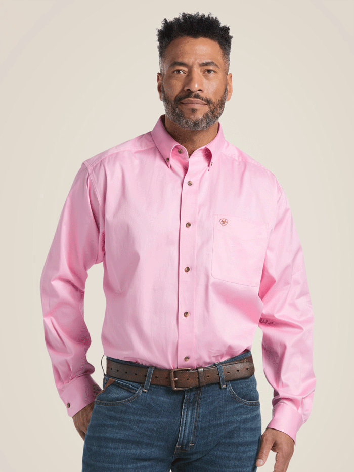 Jeans Mens Pink Cinch Shirts Cinch Men's Geo Print L/S Shirt