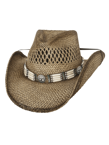 Bullhide FROM DUSK TILL DAWN 2911 Western Straw Hat Natural front view. If you need any assistance with this item or the purchase of this item please call us at five six one seven four eight eight eight zero one Monday through Saturday 10:00a.m EST to 8:00 p.m EST