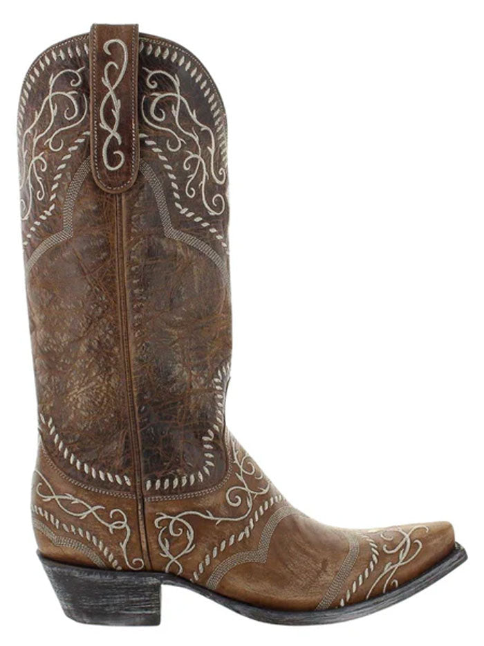 Old Gringo YL161-1 Womens SINTRA Leather Boot Oryx Bark side / front view pair. If you need any assistance with this item or the purchase of this item please call us at five six one seven four eight eight eight zero one Monday through Saturday 10:00a.m EST to 8:00 p.m EST