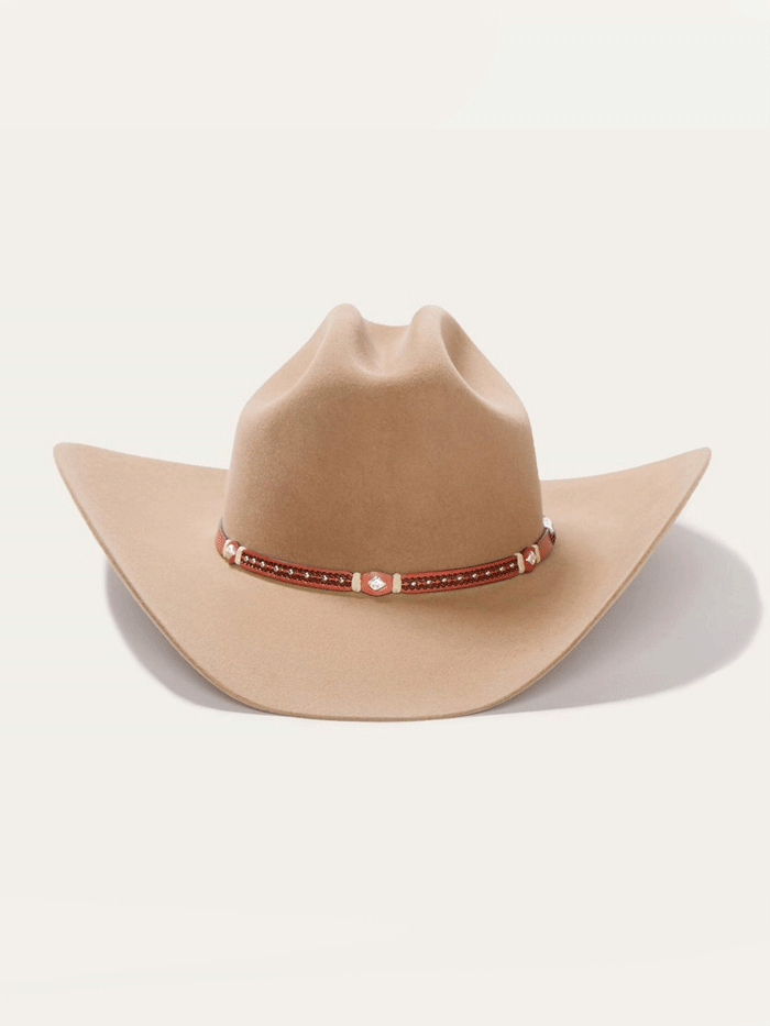 Stetson SFMNTYT724262 Monterey 6X Western Hat Fawn front and side view. If you need any assistance with this item or the purchase of this item please call us at five six one seven four eight eight eight zero one Monday through Saturday 10:00a.m EST to 8:00 p.m EST

