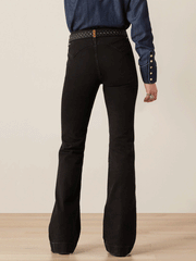 Ariat 10054301 Womens High Rise Dixie Slim Trouser Jeans Valencia Black back. If you need any assistance with this item or the purchase of this item please call us at five six one seven four eight eight eight zero one Monday through Saturday 10:00a.m EST to 8:00 p.m EST