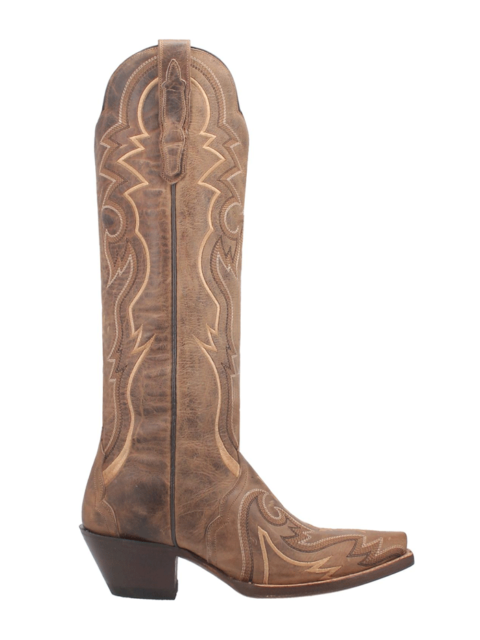 Dan Post DP4275 Womens Silvie Leather Boot Brown front and side view. If you need any assistance with this item or the purchase of this item please call us at five six one seven four eight eight eight zero one Monday through Saturday 10:00a.m EST to 8:00 p.m EST