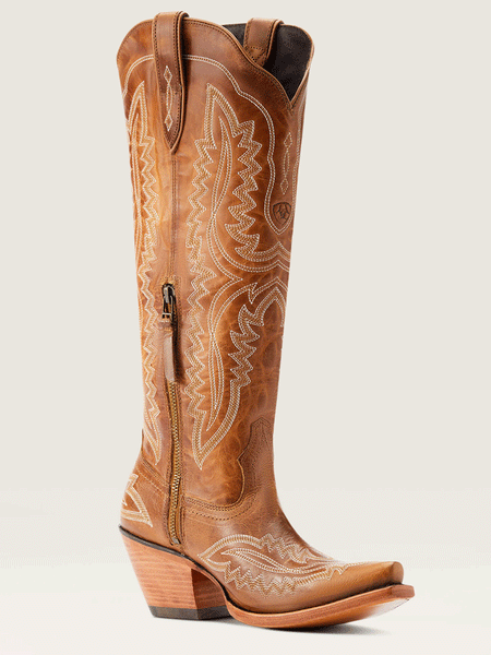 Ariat 10044481 Womens Casanova Western Boot Shades Of Grain inner side view. If you need any assistance with this item or the purchase of this item please call us at five six one seven four eight eight eight zero one Monday through Saturday 10:00a.m EST to 8:00 p.m EST