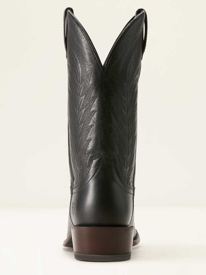 Ariat 10053584 Mens Willie Western Boot Midnight Black front and side. If you need any assistance with this item or the purchase of this item please call us at five six one seven four eight eight eight zero one Monday through Saturday 10:00a.m EST to 8:00 p.m EST