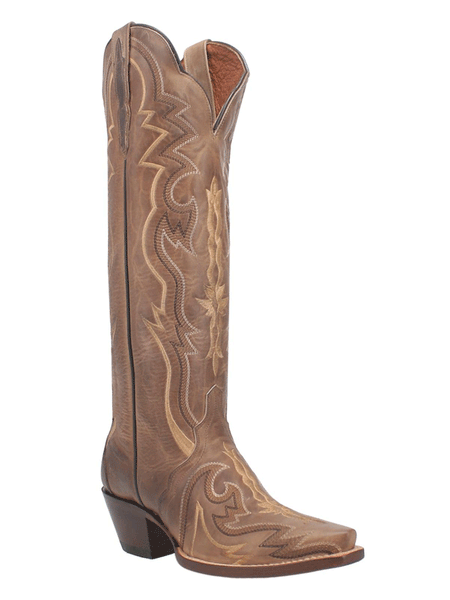 Dan Post DP4275 Womens Silvie Leather Boot Brown front and side view. If you need any assistance with this item or the purchase of this item please call us at five six one seven four eight eight eight zero one Monday through Saturday 10:00a.m EST to 8:00 p.m EST