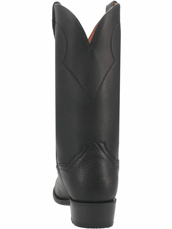 Dan Post DP2480 Mens Pike Round Toe Western Boot Black front and side view. If you need any assistance with this item or the purchase of this item please call us at five six one seven four eight eight eight zero one Monday through Saturday 10:00a.m EST to 8:00 p.m EST