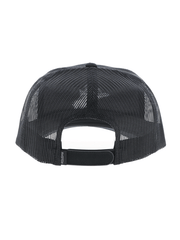 Hooey 4045T-BK WHIT High Profile Snapback Trucker Hat Black back view. If you need any assistance with this item or the purchase of this item please call us at five six one seven four eight eight eight zero one Monday through Saturday 10:00a.m EST to 8:00 p.m EST