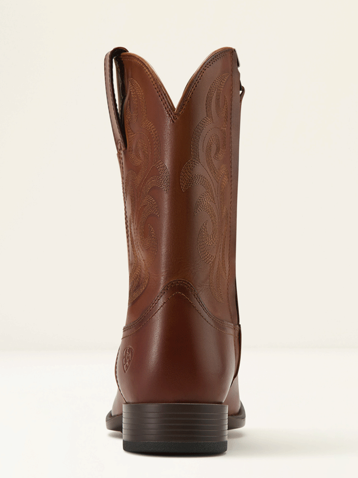 Ariat 10061149 Mens Bodie Western Boot Bitter Brown front and side view. If you need any assistance with this item or the purchase of this item please call us at five six one seven four eight eight eight zero one Monday through Saturday 10:00a.m EST to 8:00 p.m EST