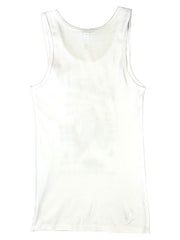 Rockmount TS-350-WHT Womens Bronc Western Tank Top White back view. If you need any assistance with this item or the purchase of this item please call us at five six one seven four eight eight eight zero one Monday through Saturday 10:00a.m EST to 8:00 p.m EST