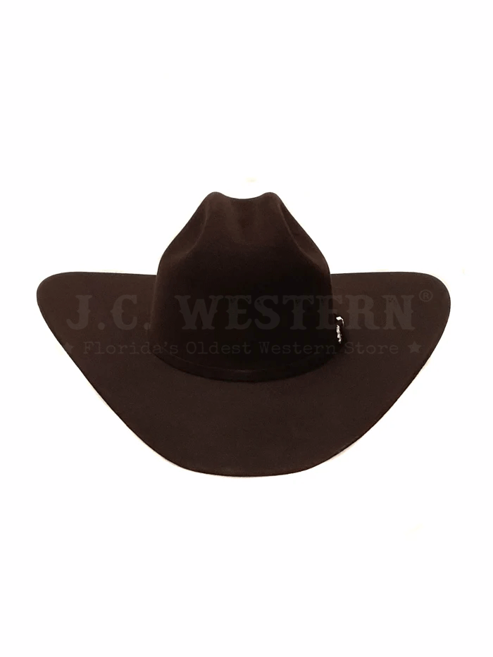 Serratelli VEGASE5BCV 8X Felt Western Hat Black Cherry Velvet front and side view. If you need any assistance with this item or the purchase of this item please call us at five six one seven four eight eight eight zero one Monday through Saturday 10:00a.m EST to 8:00 p.m EST