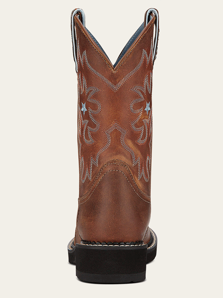 Ariat 10001132 Womens Probaby Western Boot Driftwood Brown back view. If you need any assistance with this item or the purchase of this item please call us at five six one seven four eight eight eight zero one Monday through Saturday 10:00a.m EST to 8:00 p.m EST