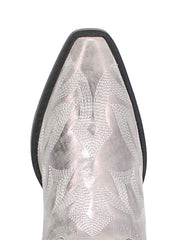 Laredo 52463 Womens DREAM GIRL Leather Boot Silver toe view. If you need any assistance with this item or the purchase of this item please call us at five six one seven four eight eight eight zero one Monday through Saturday 10:00a.m EST to 8:00 p.m EST