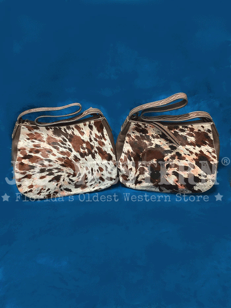 Tony Lama 22115850 Womens Genuine Hair On Hobo Bag Brown front view of available hair on patterns. If you need any assistance with this item or the purchase of this item please call us at five six one seven four eight eight eight zero one Monday through Saturday 10:00a.m EST to 8:00 p.m EST
