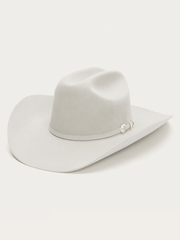 Stetson SFSHAS-754034 SHASTA 10X Premier Felt Western Hat Mist Grey front and side view. If you need any assistance with this item or the purchase of this item please call us at five six one seven four eight eight eight zero one Monday through Saturday 10:00a.m EST to 8:00 p.m EST