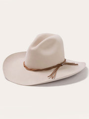 Stetson SFGUSS-504061 GUS 6X Felt Hat Silverbelly side / front view. If you need any assistance with this item or the purchase of this item please call us at five six one seven four eight eight eight zero one Monday through Saturday 10:00a.m EST to 8:00 p.m EST