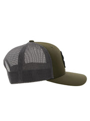 Hooey 2209T-OLGY O CLASSIC Snapback Hat Olive Grey right side. If you need any assistance with this item or the purchase of this item please call us at five six one seven four eight eight eight zero one Monday through Saturday 10:00a.m EST to 8:00 p.m EST