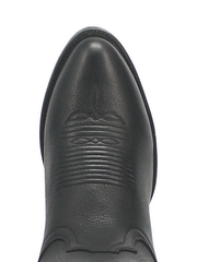 Dan Post DP2480 Mens Pike Round Toe Western Boot Black toe view from above. If you need any assistance with this item or the purchase of this item please call us at five six one seven four eight eight eight zero one Monday through Saturday 10:00a.m EST to 8:00 p.m EST