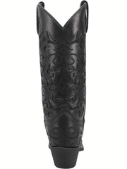 Laredo 52450 Womens Night Sky Leather Boot Black back view. If you need any assistance with this item or the purchase of this item please call us at five six one seven four eight eight eight zero one Monday through Saturday 10:00a.m EST to 8:00 p.m EST