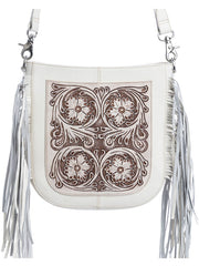 Myra Bag S-10709 Womens Winslow Creek Shoulder Bag White front view. If you need any assistance with this item or the purchase of this item please call us at five six one seven four eight eight eight zero one Monday through Saturday 10:00a.m EST to 8:00 p.m EST