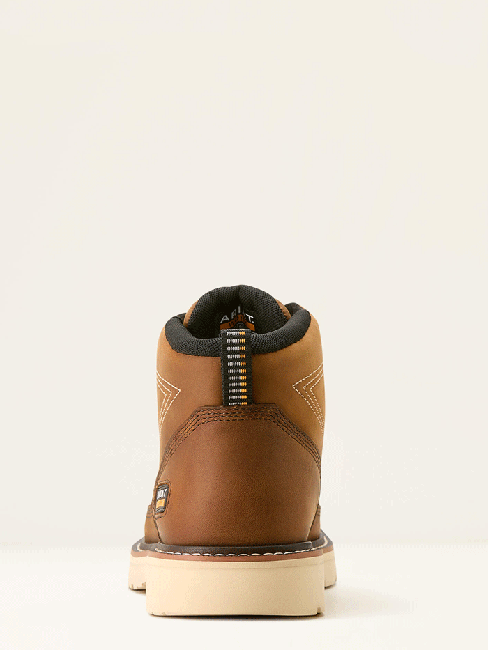 Ariat 10053587 Mens Rebar Lift Chukka Work Boot Distressed Brown front and side view. If you need any assistance with this item or the purchase of this item please call us at five six one seven four eight eight eight zero one Monday through Saturday 10:00a.m EST to 8:00 p.m EST