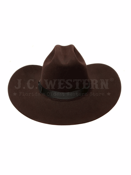 Serratelli VEGAST3CV 8X Felt Western Hat Cherry Velvet back view. If you need any assistance with this item or the purchase of this item please call us at five six one seven four eight eight eight zero one Monday through Saturday 10:00a.m EST to 8:00 p.m EST