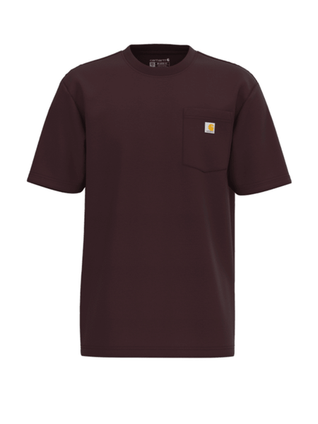 Carhartt K87-PRT Mens Loose Fit Heavyweight Short Sleeve Pocket T-Shir ...