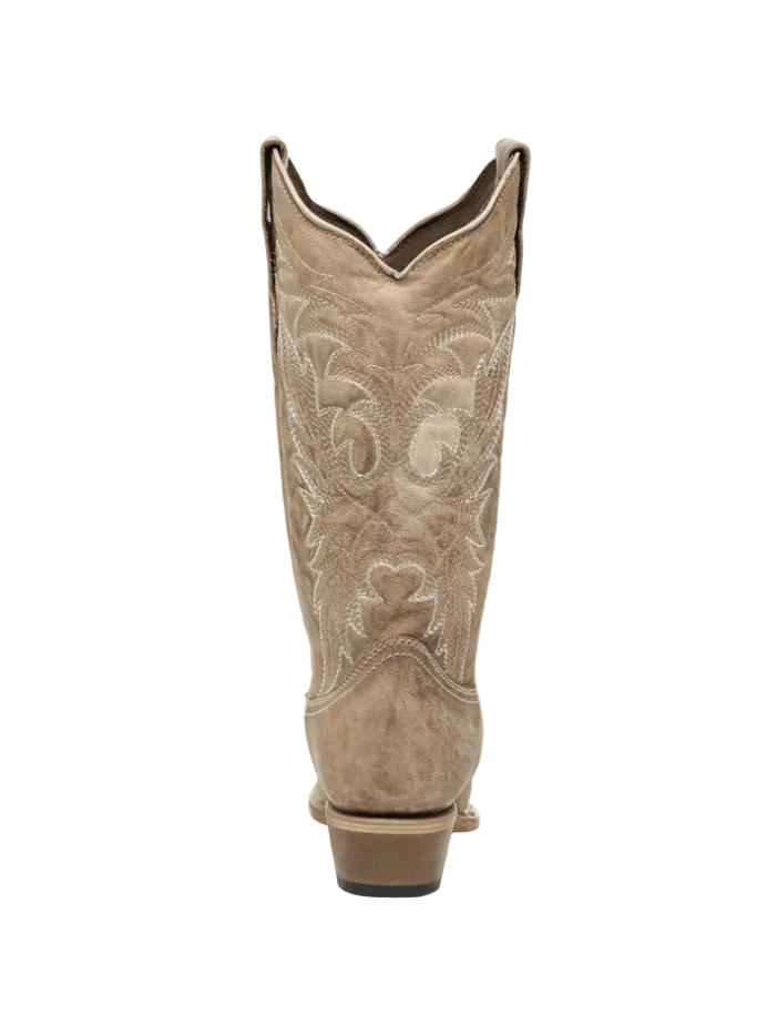 Circle G L6417 Womens Leaf Embroidery Straw side / front view pair. If you need any assistance with this item or the purchase of this item please call us at five six one seven four eight eight eight zero one Monday through Saturday 10:00a.m EST to 8:00 p.m EST
