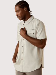 Ariat 10071762 Mens VentTEK Outbound Fitted Short Sleeve Shirt Burnt Olive front view. If you need any assistance with this item or the purchase of this item please call us at five six one seven four eight eight eight zero one Monday through Saturday 10:00a.m EST to 8:00 p.m EST
