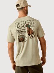 Ariat 10071196 Mens Porcupine Posse Classic Fit T-Shirt Elm back view. If you need any assistance with this item or the purchase of this item please call us at five six one seven four eight eight eight zero one Monday through Saturday 10:00a.m EST to 8:00 p.m EST