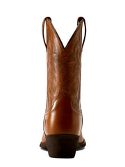 Ariat 10080379 Womens Heritage Noir R Toe Western Boot Dressy Cognac back view. If you need any assistance with this item or the purchase of this item please call us at five six one seven four eight eight eight zero one Monday through Saturday 10:00a.m EST to 8:00 p.m EST