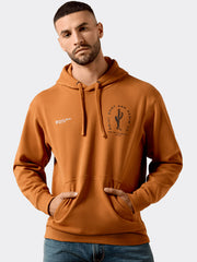 Ariat 10079567 Mens Cowboy Tough Hoodie Adobe front view. If you need any assistance with this item or the purchase of this item please call us at five six one seven four eight eight eight zero one Monday through Saturday 10:00a.m EST to 8:00 p.m EST