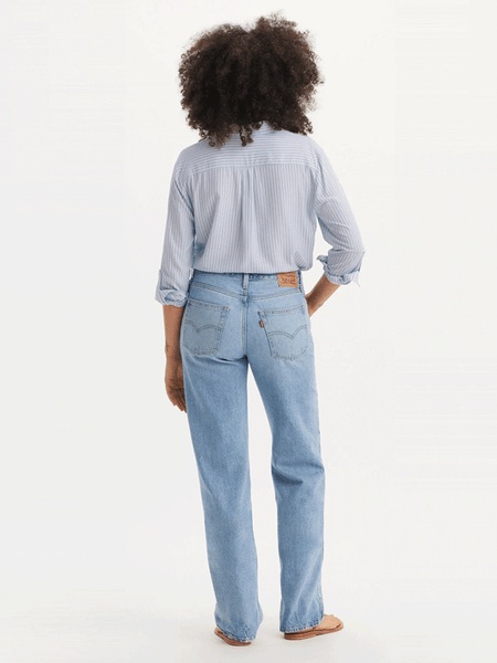 Levi's A35100035 Womens '94 Baggy Jeans Abraided Art back view. If you need any assistance with this item or the purchase of this item please call us at five six one seven four eight eight eight zero one Monday through Saturday 10:00a.m EST to 8:00 p.m EST
