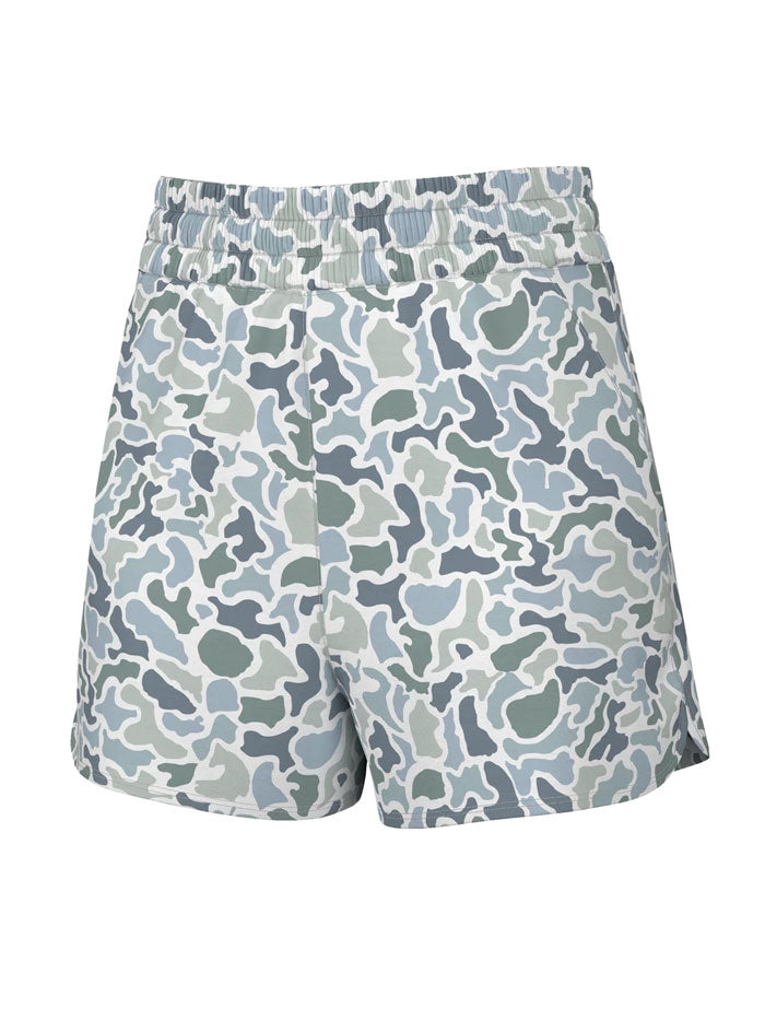 Local Girl Outfitters L5160000-LCC Womens LG High-Waisted Volley Shorts Localflage Coast front view. If you need any assistance with this item or the purchase of this item please call us at five six one seven four eight eight eight zero one Monday through Saturday 10:00a.m EST to 8:00 p.m EST
