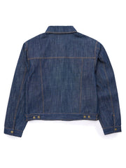 Ely Cattleman E4F241012-DN Mens Vintage Reissue Jacket Denim back view. If you need any assistance with this item or the purchase of this item please call us at five six one seven four eight eight eight zero one Monday through Saturday 10:00a.m EST to 8:00 p.m EST