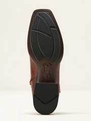 Ariat 10061149 Mens Bodie Western Boot Bitter Brown sole view. If you need any assistance with this item or the purchase of this item please call us at five six one seven four eight eight eight zero one Monday through Saturday 10:00a.m EST to 8:00 p.m EST