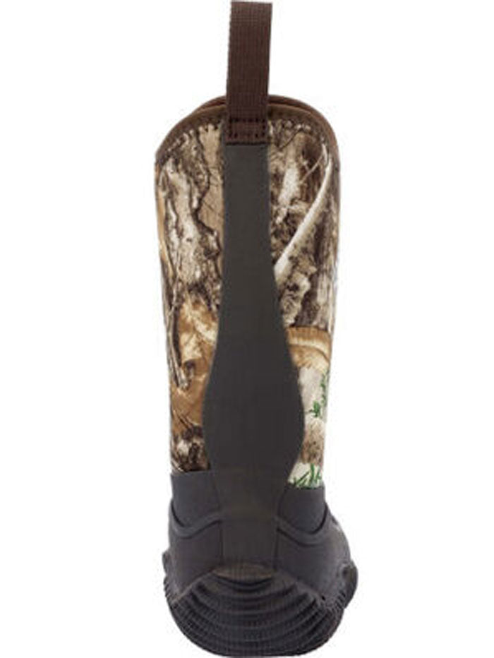 Muck KBH-RTE Kids HALE Outdoors Multi Season Boot Brown Real Tree outer side / front and inner side view pair. If you need any assistance with this item or the purchase of this item please call us at five six one seven four eight eight eight zero one Monday through Saturday 10:00a.m EST to 8:00 p.m EST