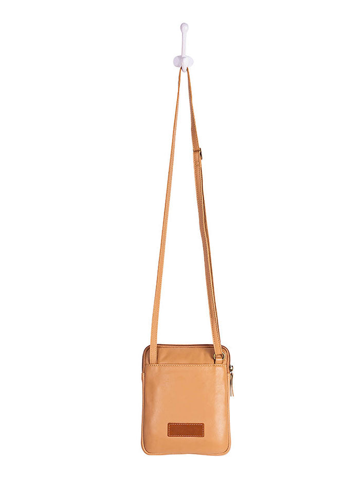 Myra Bag S-9426 Womens Cheyenne's Hope Hairon Bag Tan side view. If you need any assistance with this item or the purchase of this item please call us at five six one seven four eight eight eight zero one Monday through Saturday 10:00a.m EST to 8:00 p.m EST