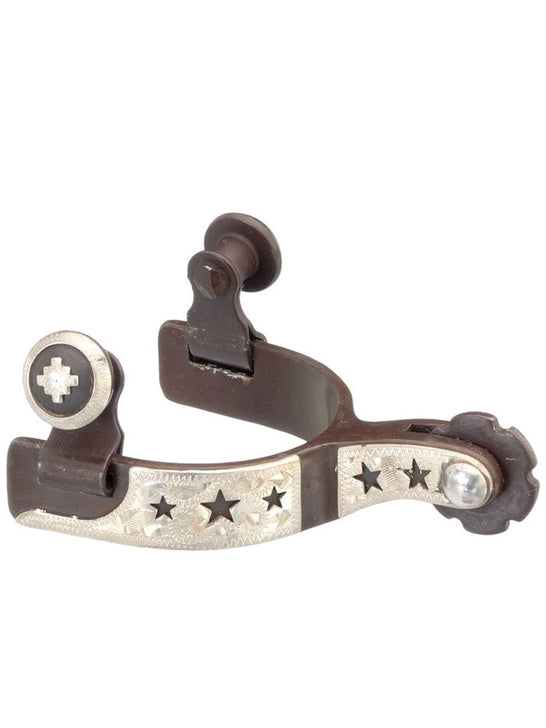 Tough 1 78-11-0-0 Kids My First Spurs Antique Brown side view. If you need any assistance with this item or the purchase of this item please call us at five six one seven four eight eight eight zero one Monday through Saturday 10:00a.m EST to 8:00 p.m EST