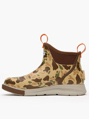 Xtratuf XADSMDCM Mens Sport Ankle Deck Boot Duck Camo inner side view. If you need any assistance with this item or the purchase of this item please call us at five six one seven four eight eight eight zero one Monday through Saturday 10:00a.m EST to 8:00 p.m EST
