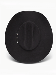 Resistol RFCTLM-754207 6X CITY LIMITS 4 1/4" Brim George Strait Felt Hat Black top view. If you need any assistance with this item or the purchase of this item please call us at five six one seven four eight eight eight zero one Monday through Saturday 10:00a.m EST to 8:00 p.m EST