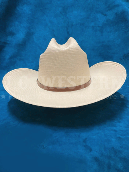 Stetson SSRDEO-664281 RODEO 10X Straw Hat Natural back view. If you need any assistance with this item or the purchase of this item please call us at five six one seven four eight eight eight zero one Monday through Saturday 10:00a.m EST to 8:00 p.m EST