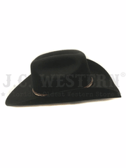 Resistol RWAMSK-304107 Jason Aldean Collection Amarillo Sky Felt Hat Black right side view. If you need any assistance with this item or the purchase of this item please call us at five six one seven four eight eight eight zero one Monday through Saturday 10:00a.m EST to 8:00 p.m EST