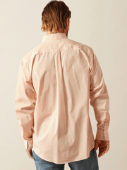 Ariat 10054688 Mens Wrinkle Free Ashton Classic Fit Shirt Pink back view. If you need any assistance with this item or the purchase of this item please call us at five six one seven four eight eight eight zero one Monday through Saturday 10:00a.m EST to 8:00 p.m EST