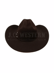 Serratelli VEGASE5CV 8X Felt Western Hat Cherry Velvet back view. If you need any assistance with this item or the purchase of this item please call us at five six one seven four eight eight eight zero one Monday through Saturday 10:00a.m EST to 8:00 p.m EST