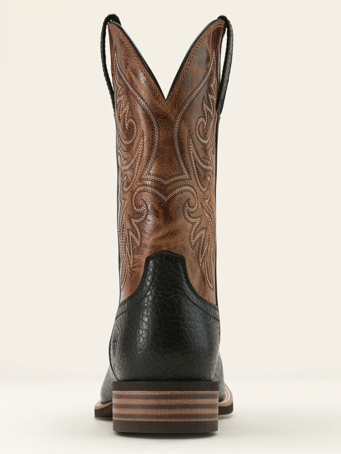 Ariat 10061173 Mens Slingshot Cowboy Boot Black Adobe front and side view. If you need any assistance with this item or the purchase of this item please call us at five six one seven four eight eight eight zero one Monday through Saturday 10:00a.m EST to 8:00 p.m EST