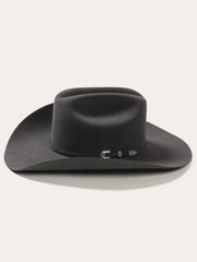 Stetson SFSKYL-754049 Skyline 6X Felt Hat Granite Grey side view. If you need any assistance with this item or the purchase of this item please call us at five six one seven four eight eight eight zero one Monday through Saturday 10:00a.m EST to 8:00 p.m EST