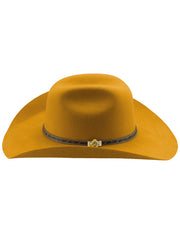 Bullhide LIFE WITH YOU 0870MU 4X Premium Wool Hat Mustard side view. If you need any assistance with this item or the purchase of this item please call us at five six one seven four eight eight eight zero one Monday through Saturday 10:00a.m EST to 8:00 p.m EST