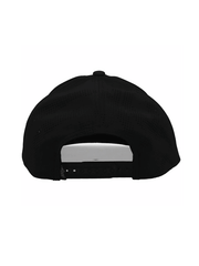 Hooey 2127T-BK ZENITH Mid Profile Snapback Trucker Hat Black back view. If you need any assistance with this item or the purchase of this item please call us at five six one seven four eight eight eight zero one Monday through Saturday 10:00a.m EST to 8:00 p.m EST