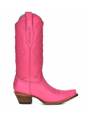 Corral Z5138 Ladies Embroidery Western Boot Fuchsia side view. If you need any assistance with this item or the purchase of this item please call us at five six one seven four eight eight eight zero one Monday through Saturday 10:00a.m EST to 8:00 p.m EST