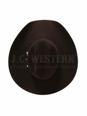 Serratelli VEGASE5CV 8X Felt Western Hat Cherry Velvet view from above. If you need any assistance with this item or the purchase of this item please call us at five six one seven four eight eight eight zero one Monday through Saturday 10:00a.m EST to 8:00 p.m EST